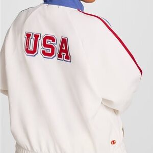 Champion Women's Gold Medal Game Day Full Zip Top - color: Cream Size: M